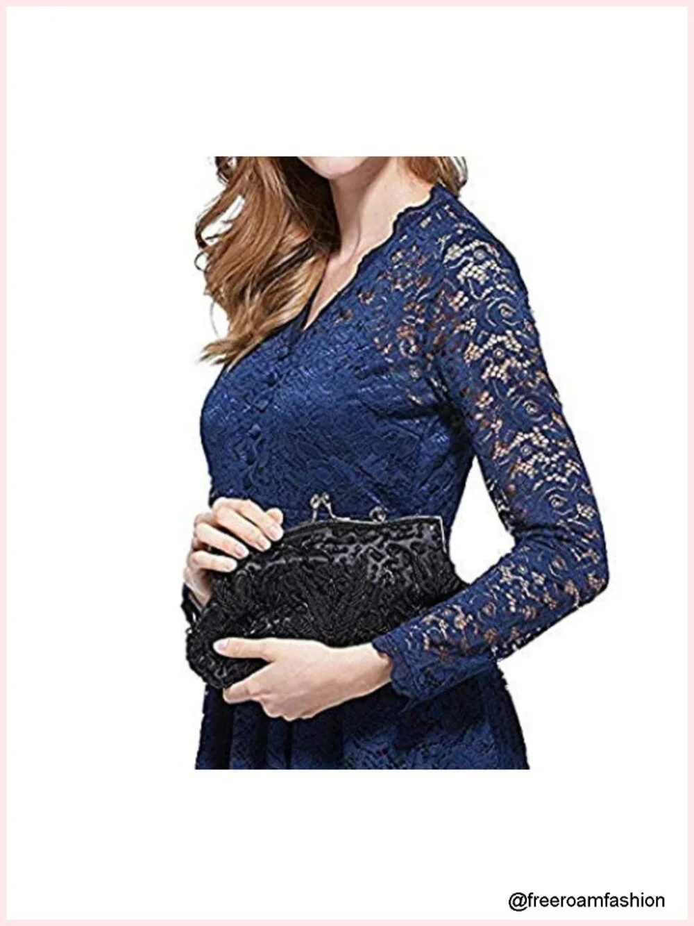 Beaded Sequin Flower Evening Purse Large Clutch Bag Handbag for Women